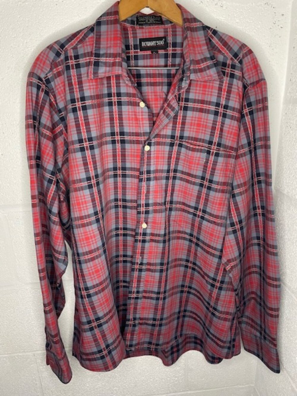 Botany 500 Plaid Button Down Shirt